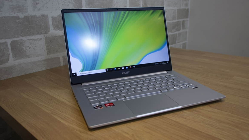 Laptop Acer Swift thuộc ph&acirc;n kh&uacute;c tầm trung